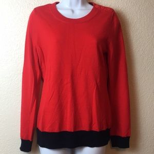 Banana Republic Color Block Sweater w/  Buttons
